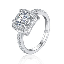 New Fashion Copper Engagement Wedding Rings Diamond Ring for Women